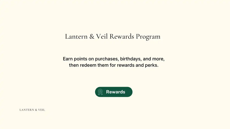 How the Lantern & Veil Rewards Program Works