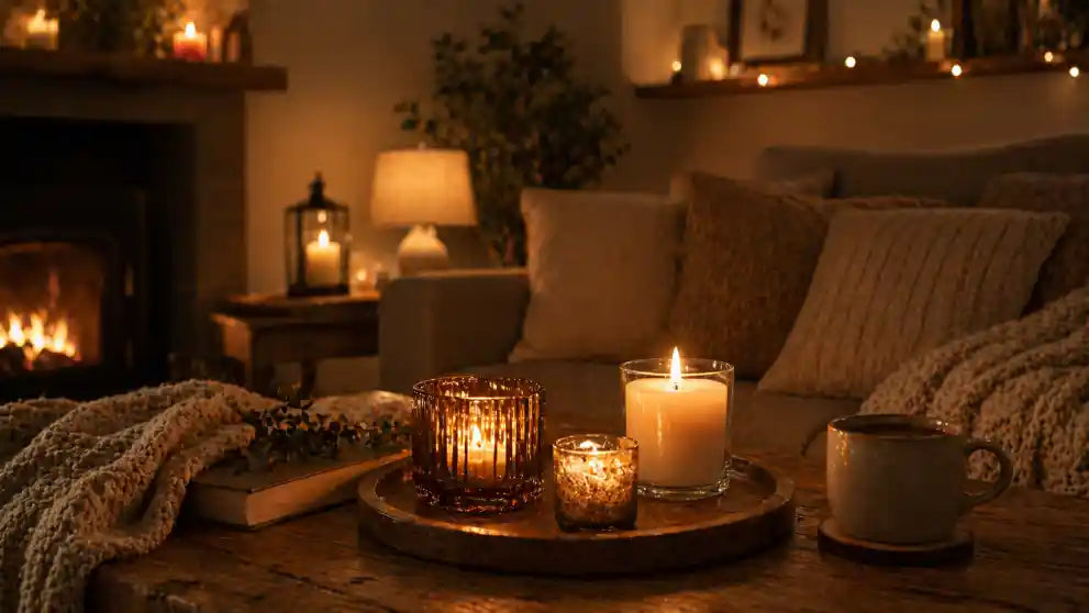 Cozy Home Ideas with Candles, Lighting, and Fragrance Diffusers