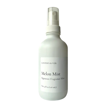 Melon Mist fragrance mist bottle by Lantern & Veil on a white background
