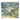Marbled blue and yellow soap baron a white background