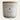 A white jar candle with a light wood lid, featuring a white label that reads 'Lazy Dog Candle The Atrium Enchanted Escapes Coconut Wax Blend Candle'.